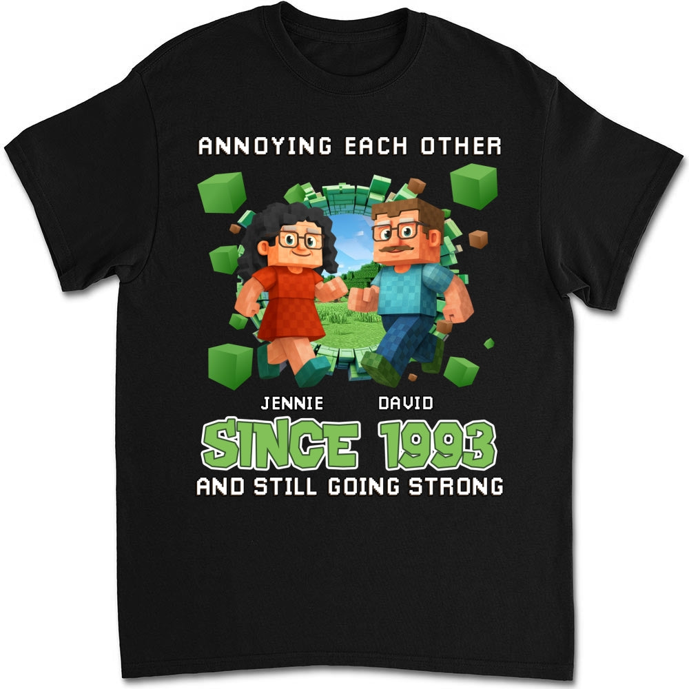 Couple Pixel - Personalized Custom Shirt