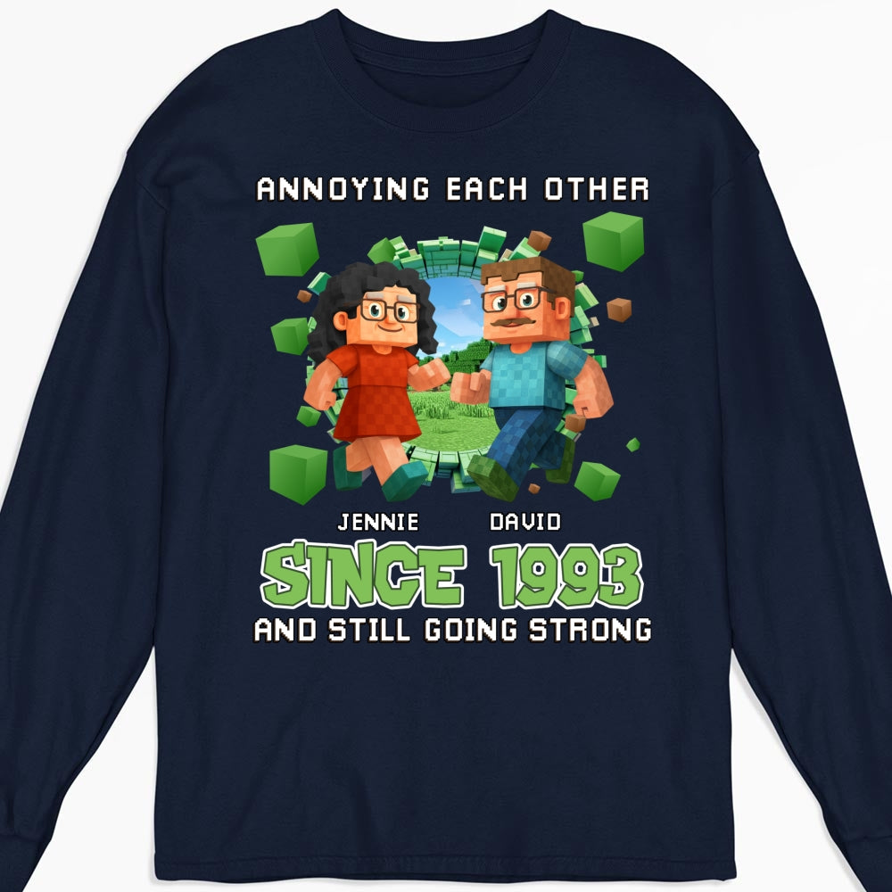 Couple Pixel - Personalized Custom Shirt