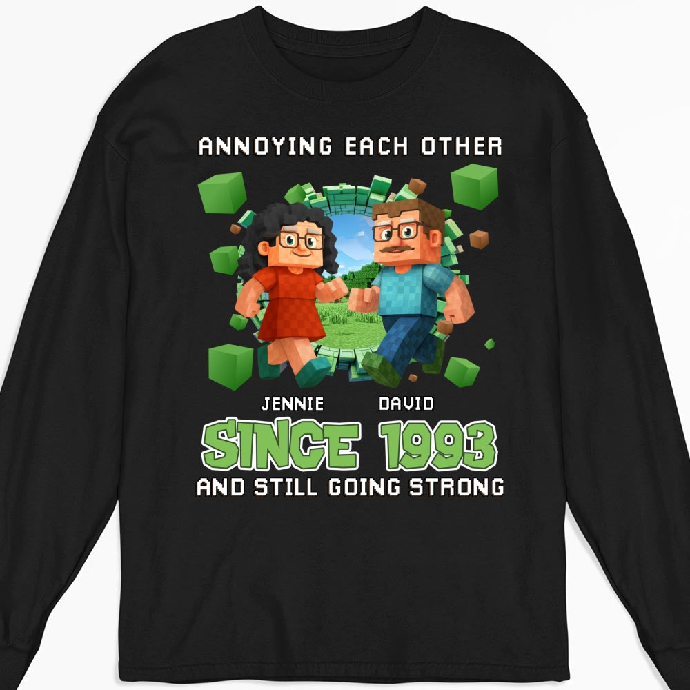 Couple Pixel - Personalized Custom Shirt