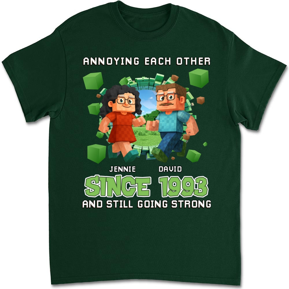 Couple Pixel - Personalized Custom Shirt