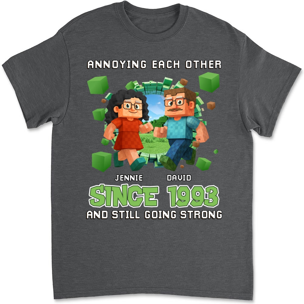 Couple Pixel - Personalized Custom Shirt