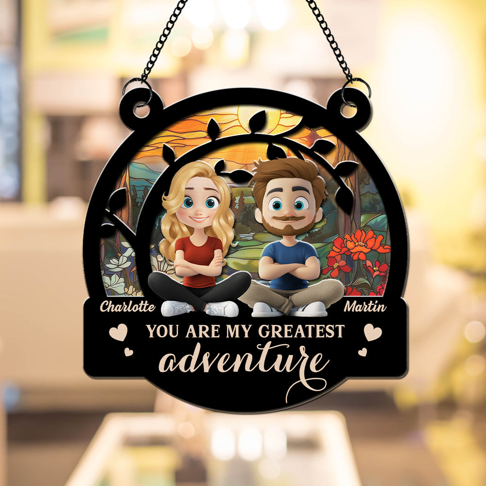 My Greatest Adventure - Personalized Custom Suncatcher