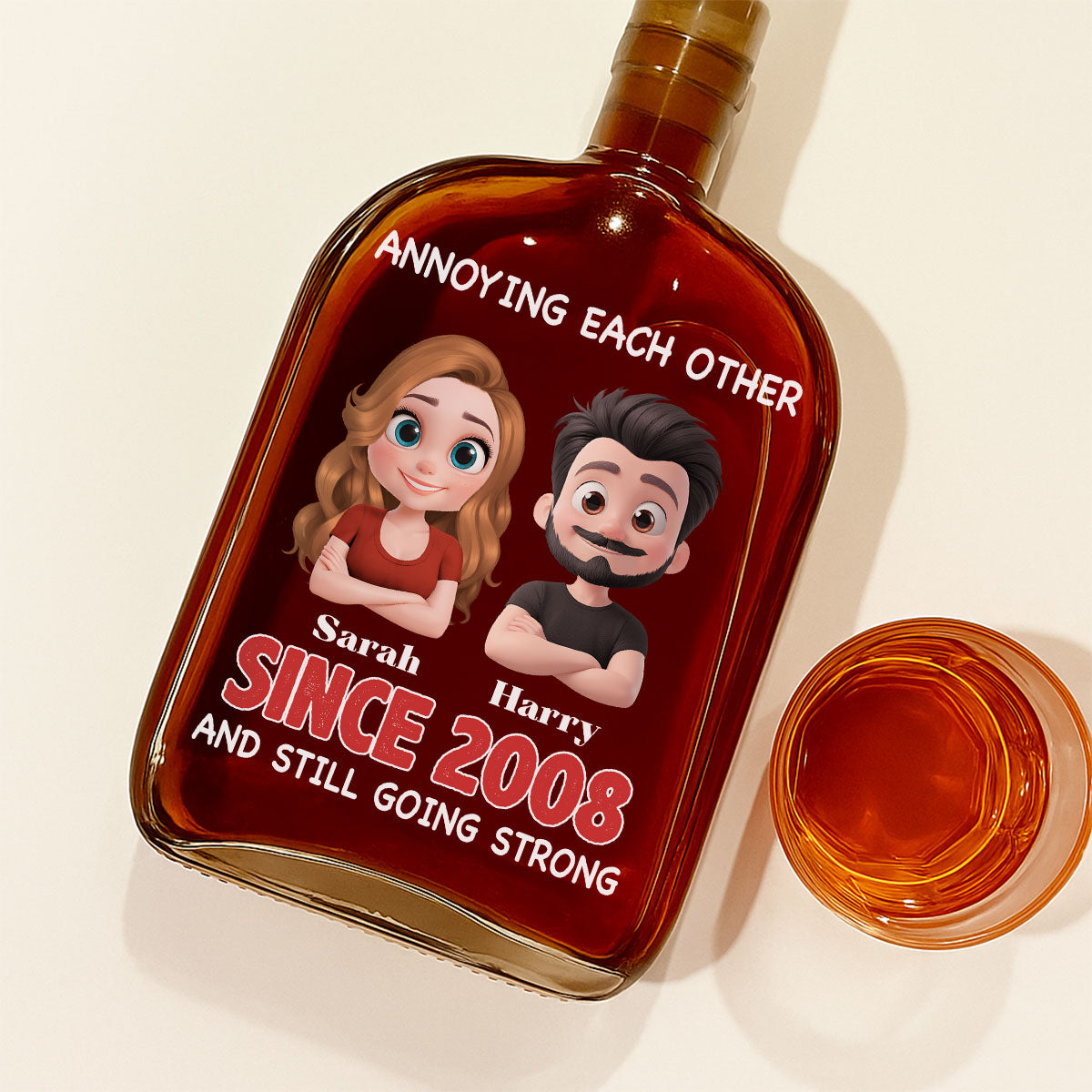 Love Forever - Personalized Custom Spirits Decanter