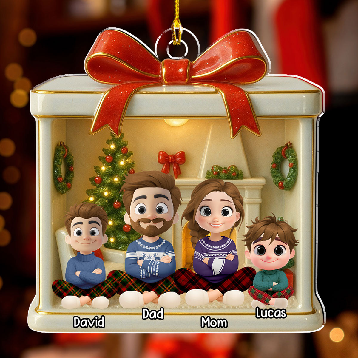 Our Story 2025 - Personalized Custom Acrylic Ornament