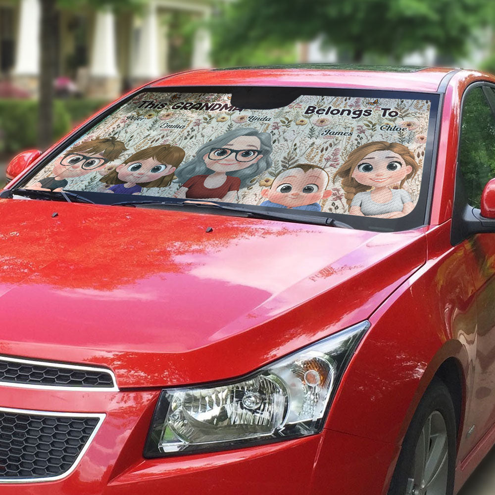 Wildflower Garden - Personalized Custom Car Sunshade