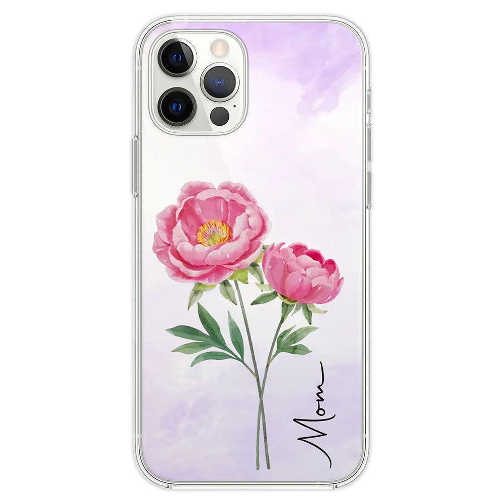 Mom I Love You - Personalized Custom Phone Case