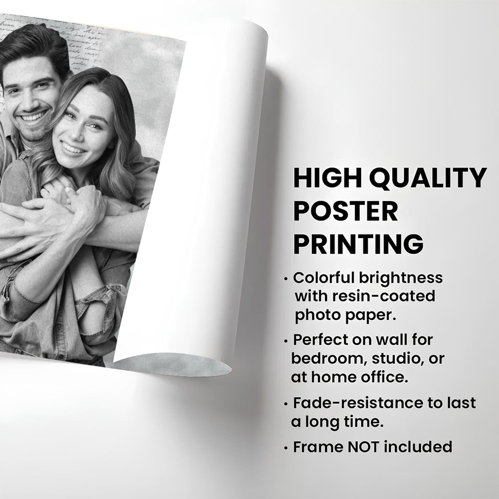 I Need You Because I Love You - Personalized Custom Poster