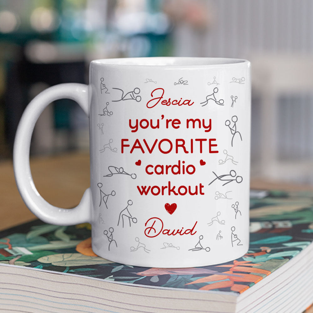 Favorite Cardio Workout - Personalized Custom Coffee Mug