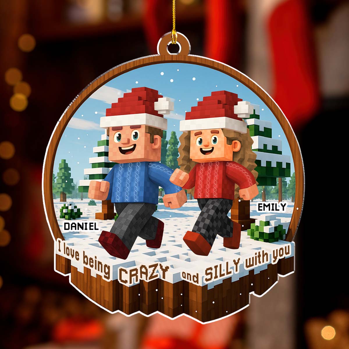 Together We Make Us - Personalized Custom Acrylic Ornament