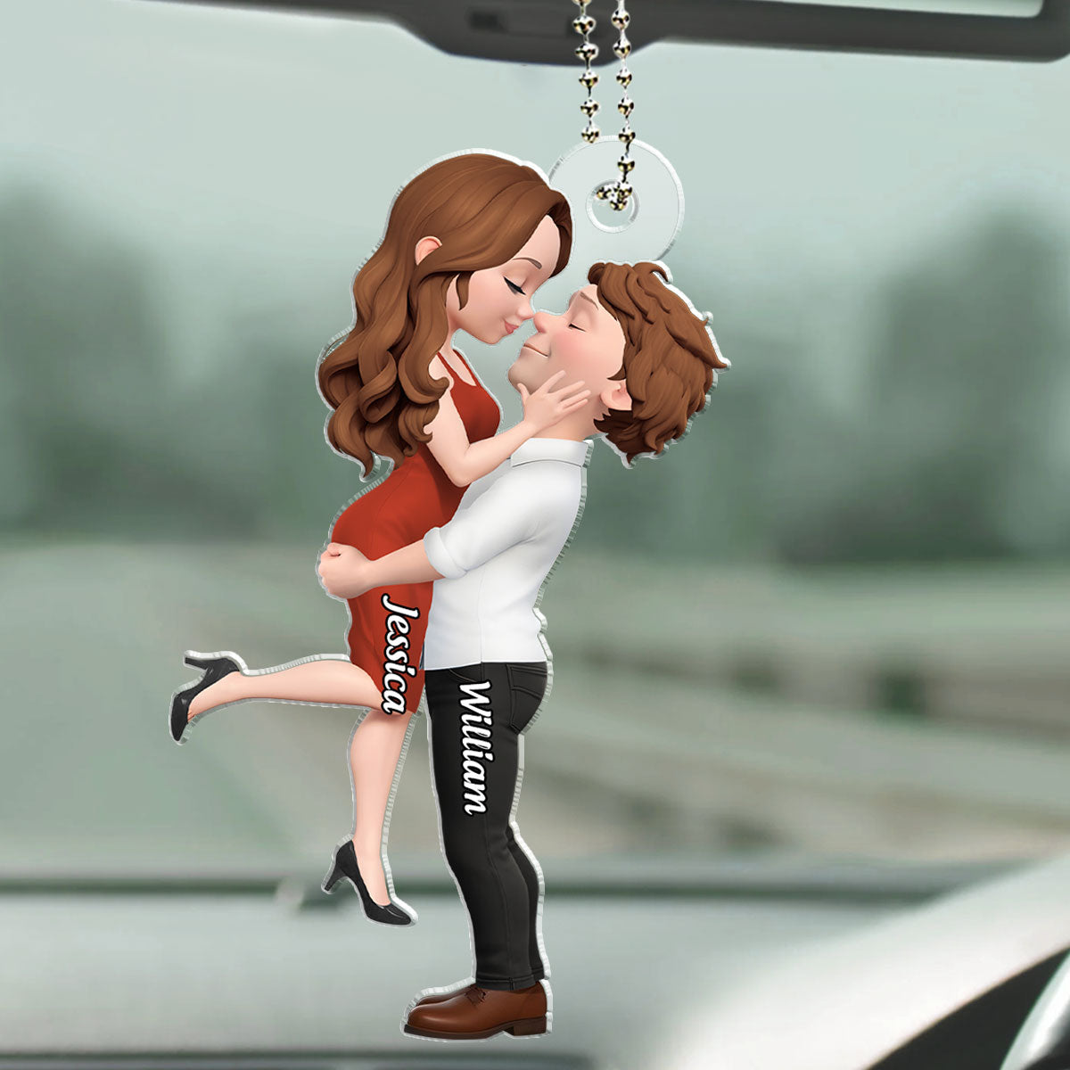 Endless Love - Personalized Custom Car Ornament
