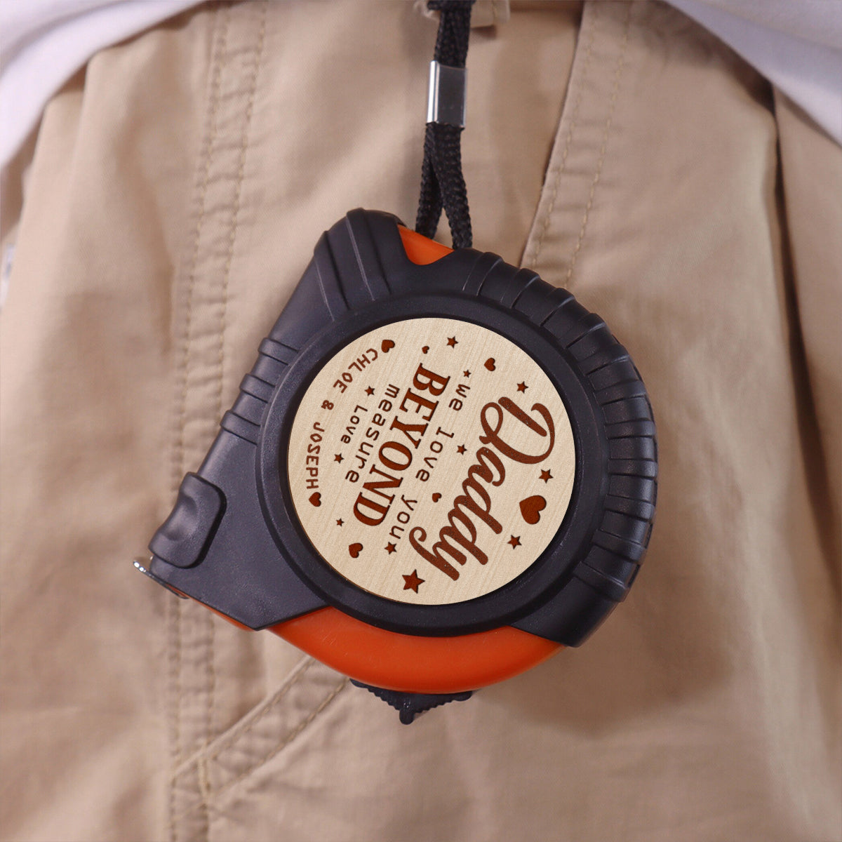 We Love You Beyond Measure Dad  - Personalized Custom Tape Measure