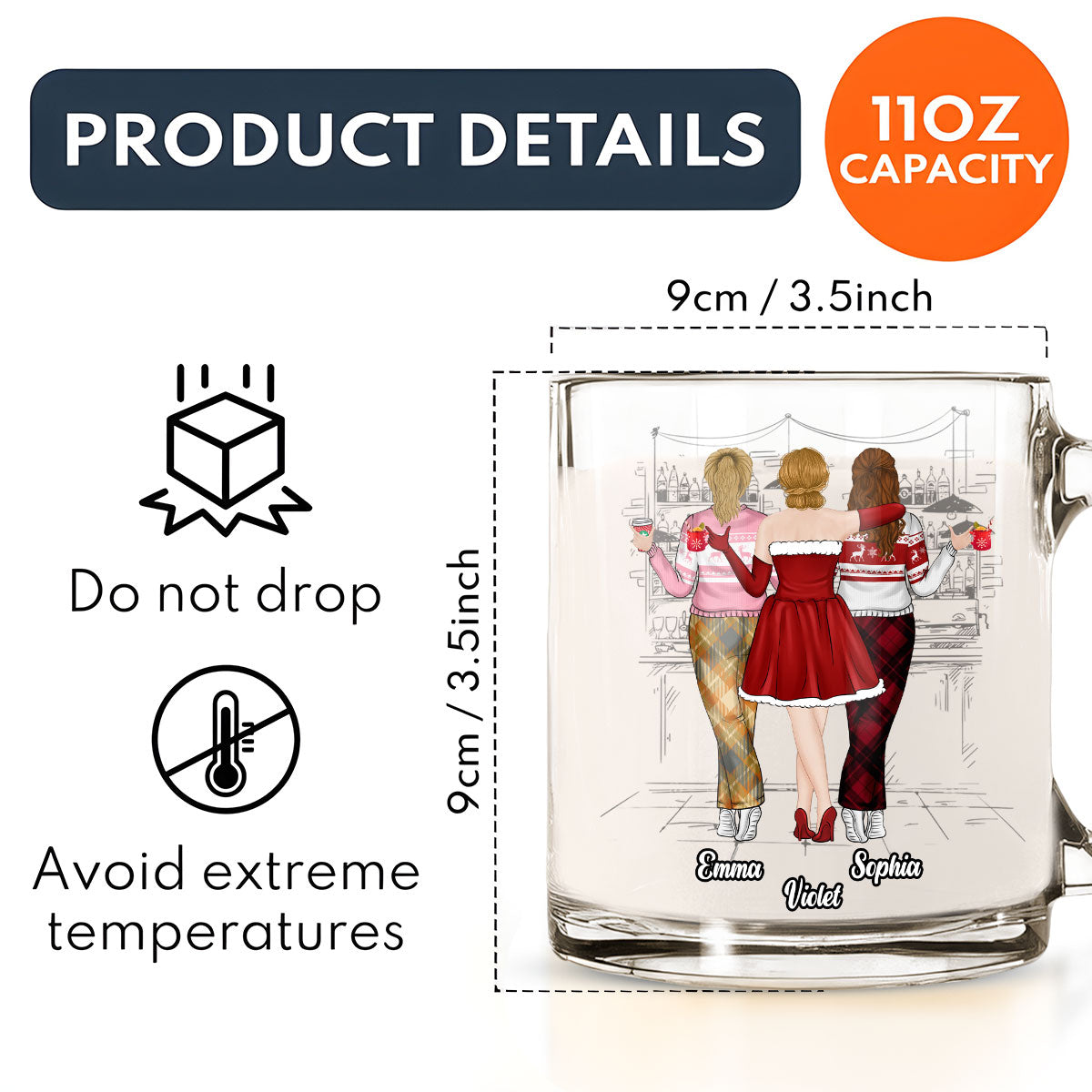 The Girls Are Drinking Again 2024 - Personalized Custom Glass Mug