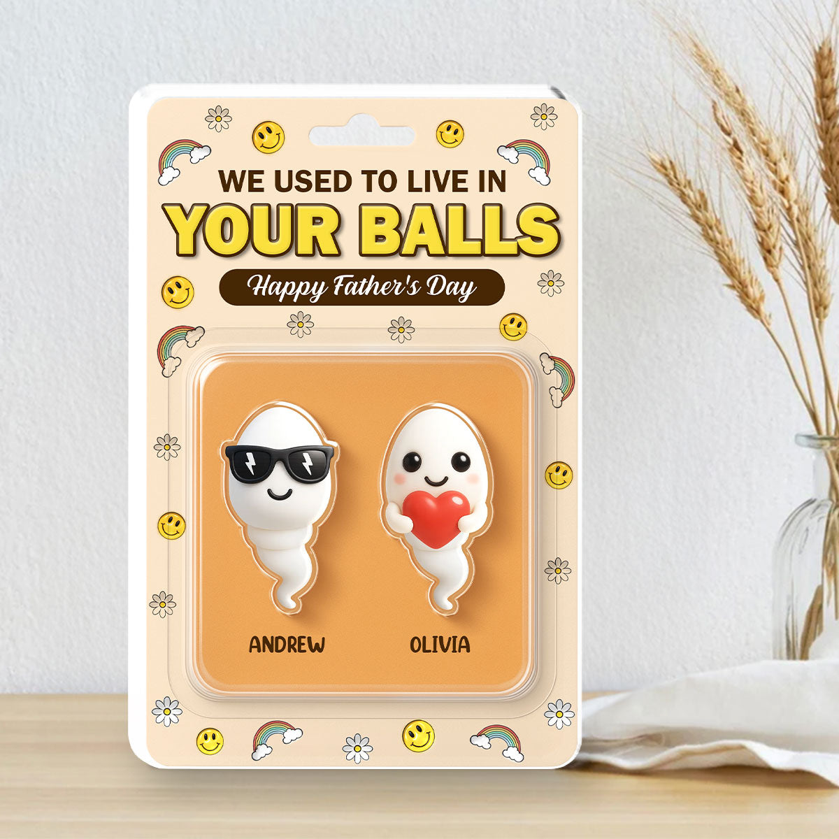 We Used To Lived In Your Balls - Personalized Custom Acrylic Plaque
