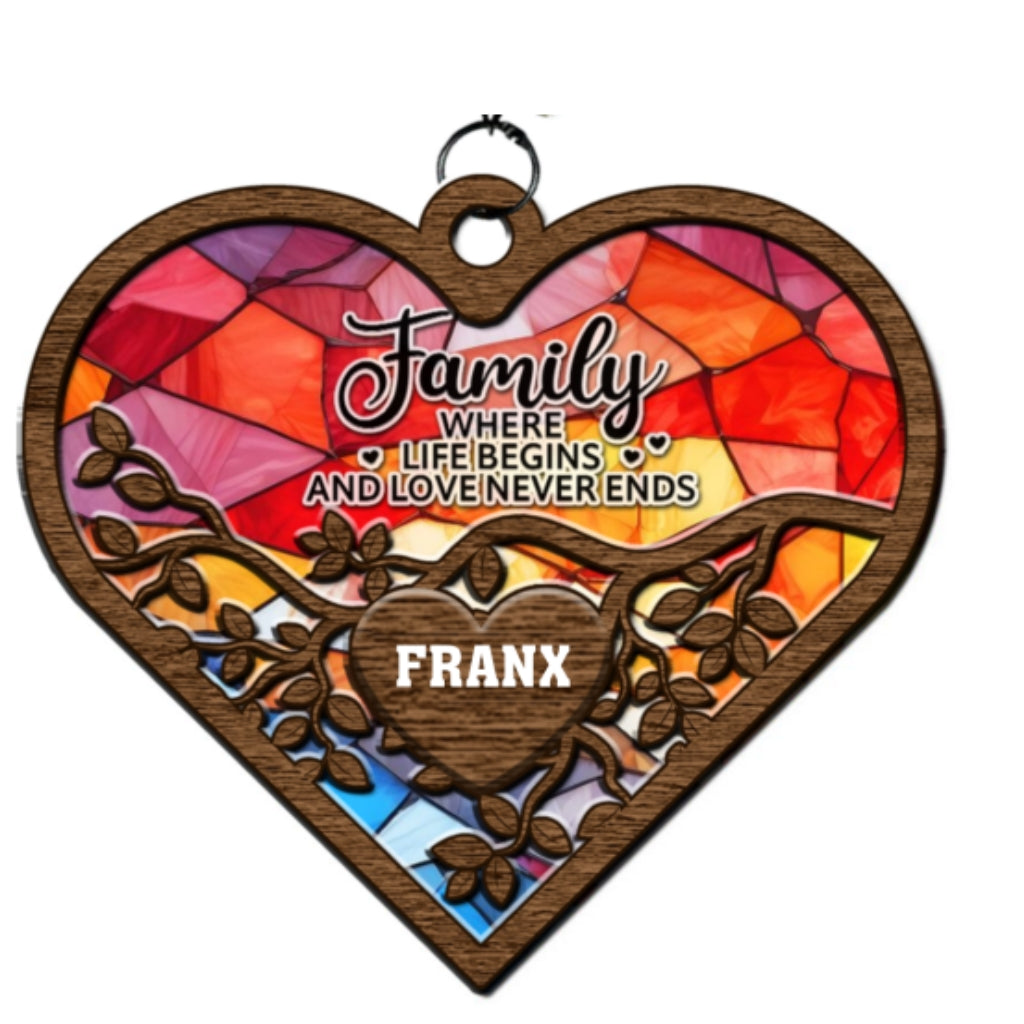 The Greatest Blessing - Personalized Custom Suncatcher