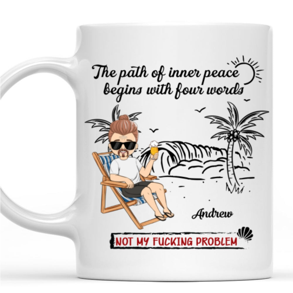 Relax Release And Walk Away- Personalized Custom Coffee Mug