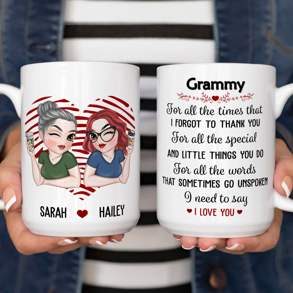 Your Love Means The World - Personalized Custom Coffee Mug