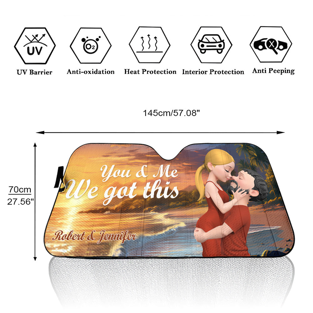 We Got This - Personalized Custom Car Sunshade