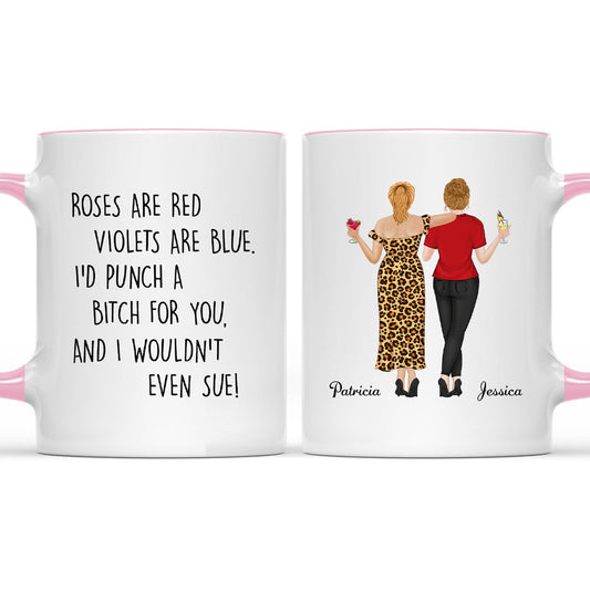 Would Not Even Sue - Personalized Custom Accent Mug