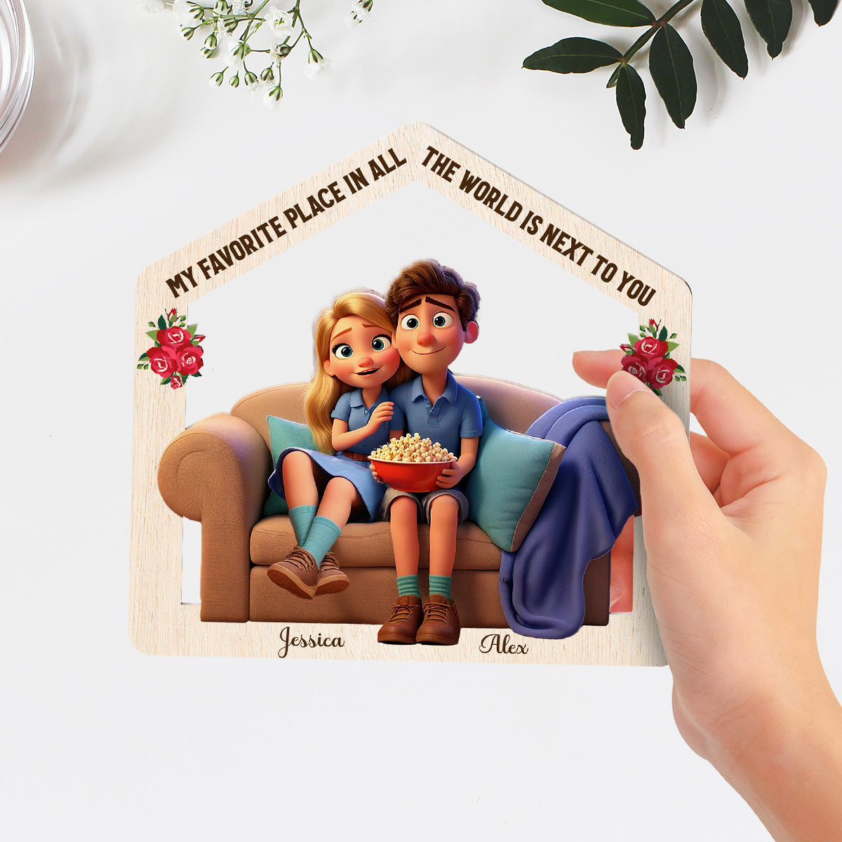 Our Home - Personalized Custom Wooden Plaque
