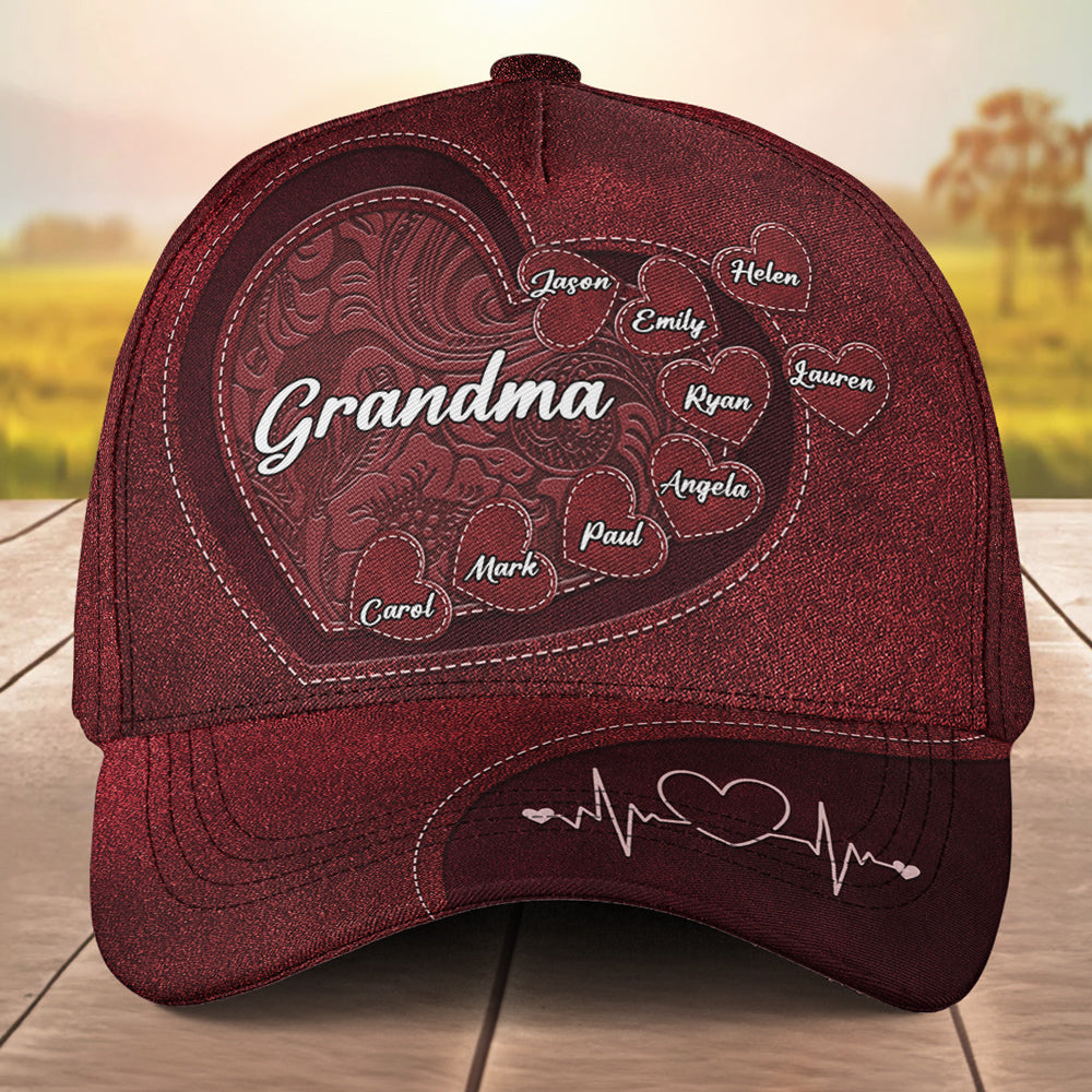 Sweethearts Of Grandma - Personalized Custom Classic Cap