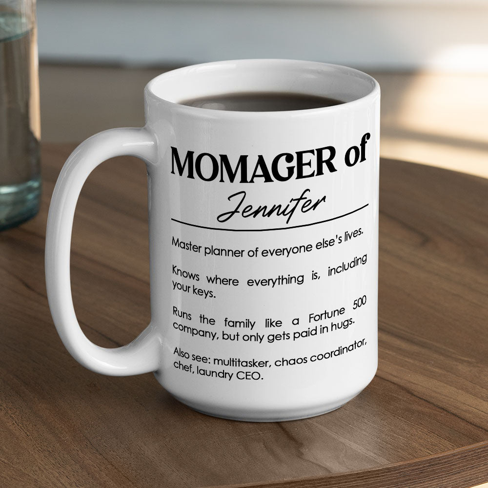 Momager - Personalized Custom Coffee Mug
