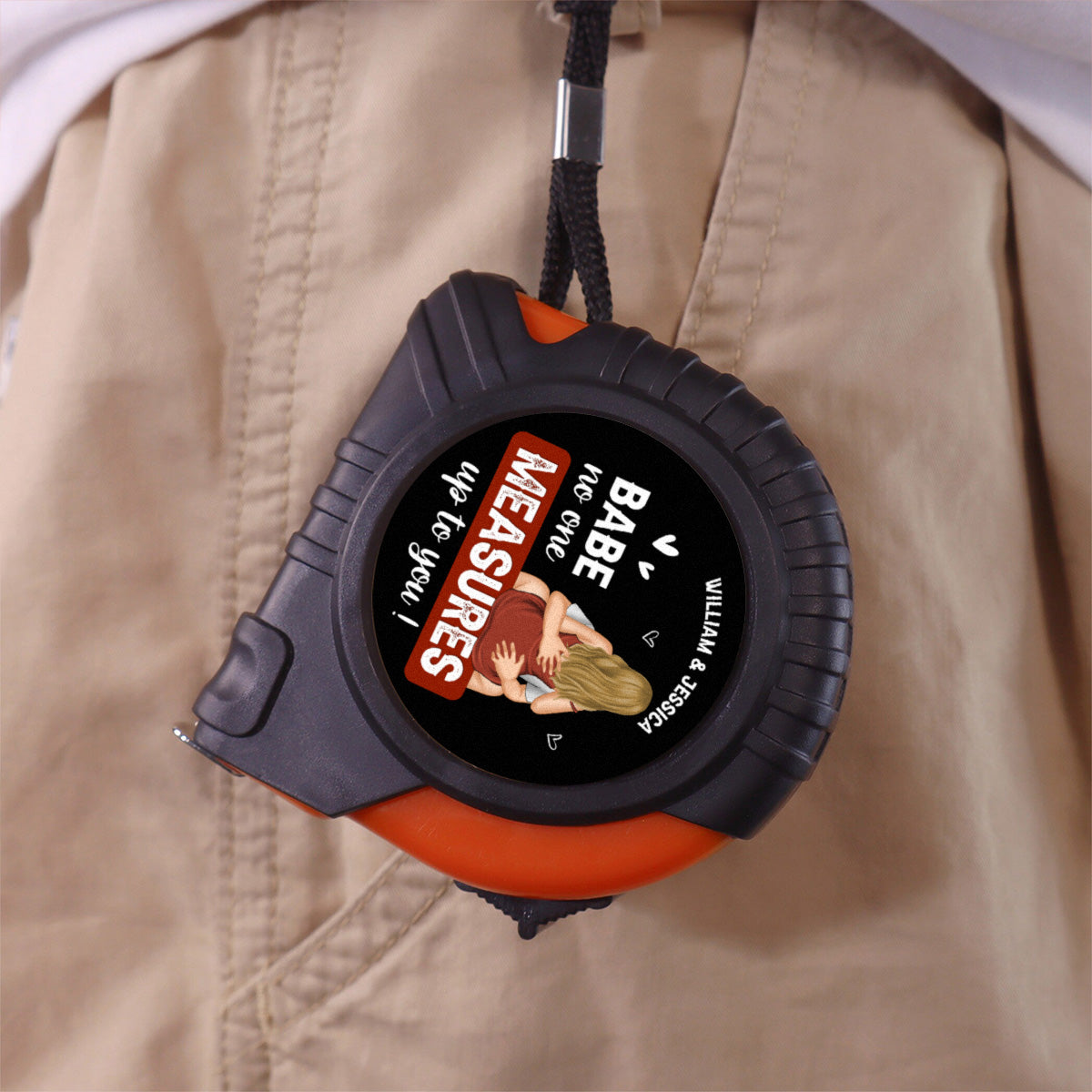 No One Measures - Personalized Custom Tape Measure