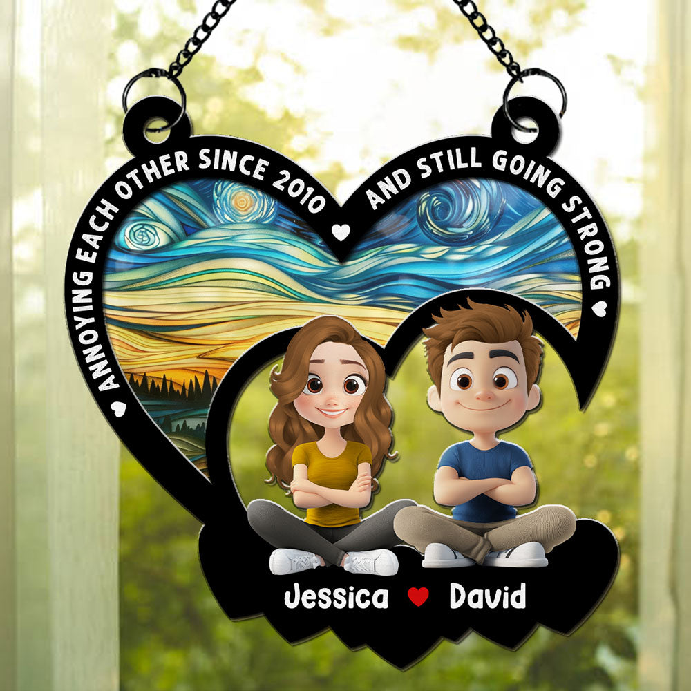 Forever With You - Personalized Custom Suncatcher