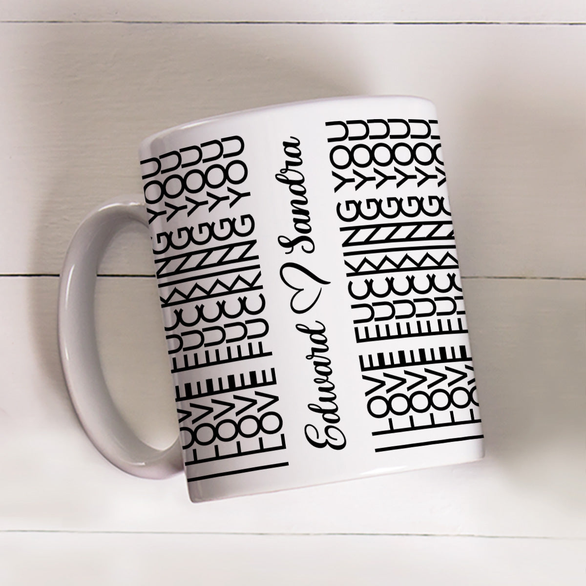 Your D Deserves A Trophy - Personalized Custom Coffee Mug