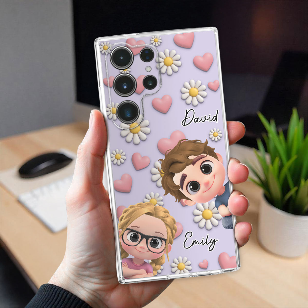 Grandkids Over Everything - Personalized Custom 3D Effect Phone Case