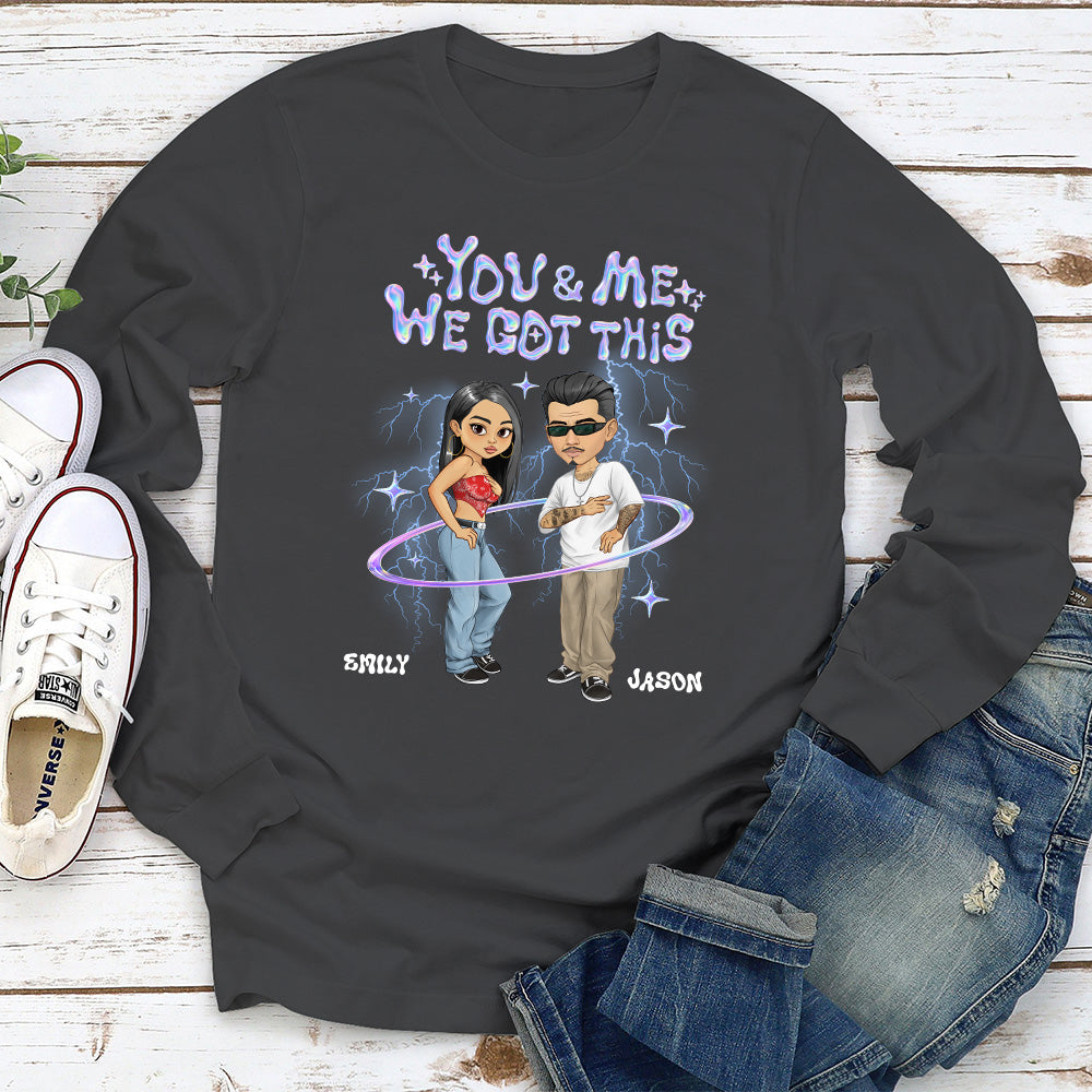 Y2K Couple Hologram - Personalized Custom Shirt