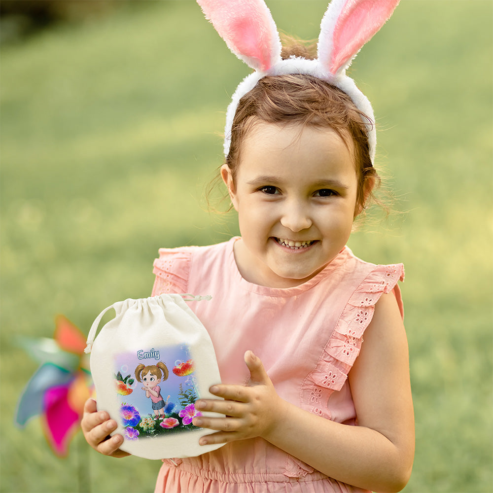 Easter Blooms Of Joy - Personalized Custom Favor Bag