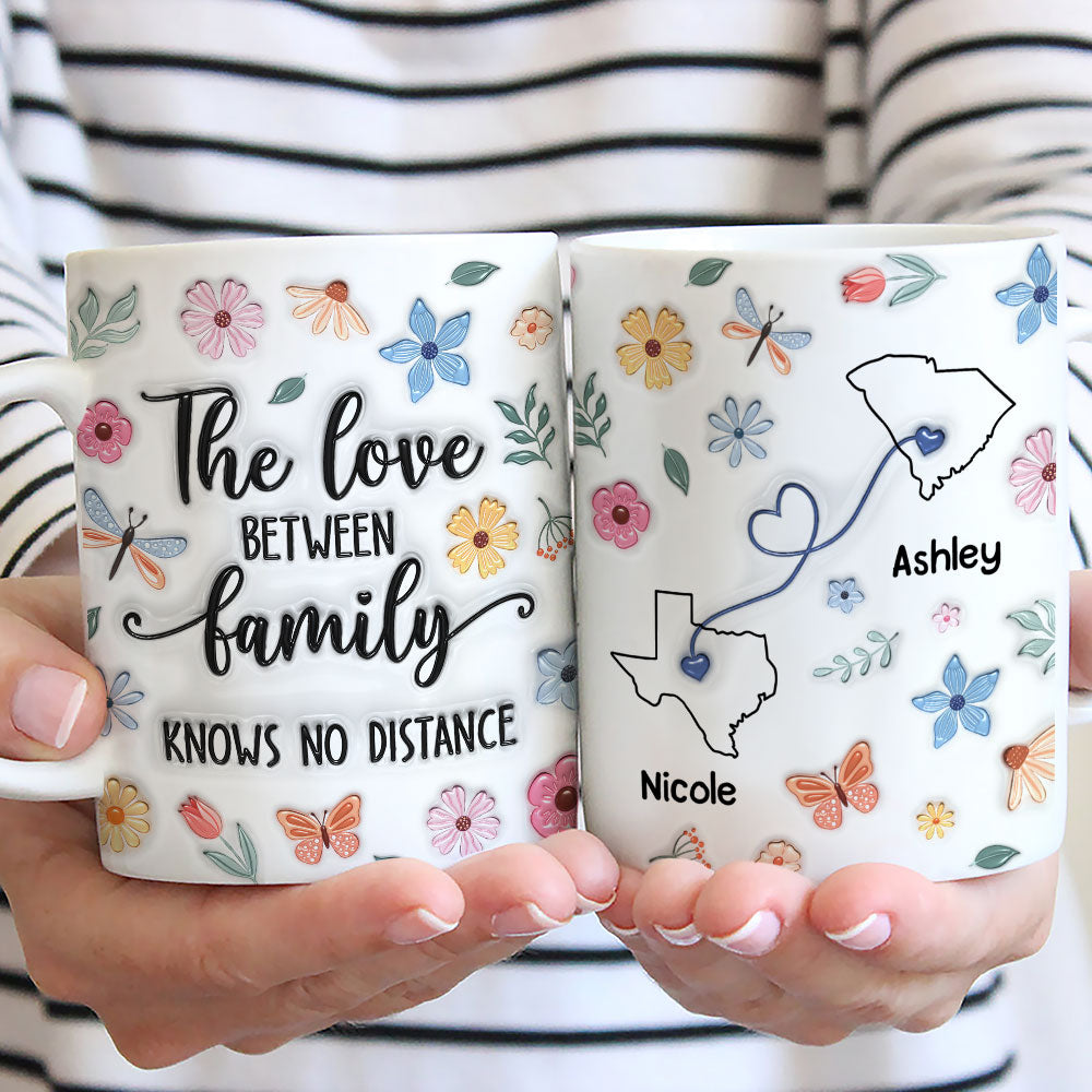 Family Bonds Last Forever Strong - Personalized Custom 3D Inflated Effect Mug