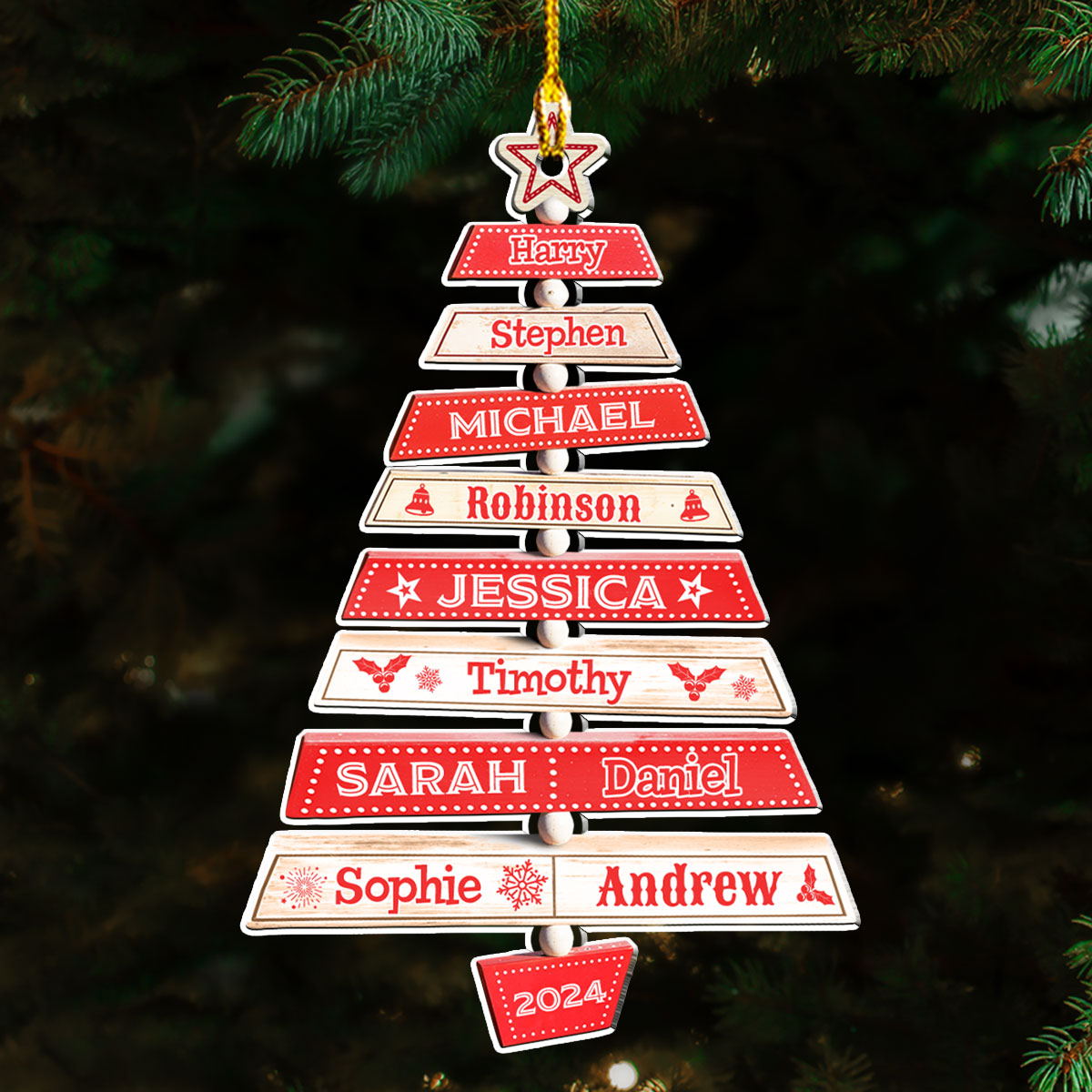 Family Tree - Personalized Custom Acrylic Ornament