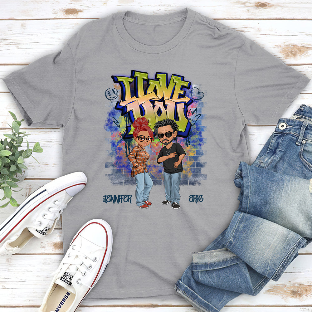 Hip Hop Couple  -  Personalized Custom Shirt