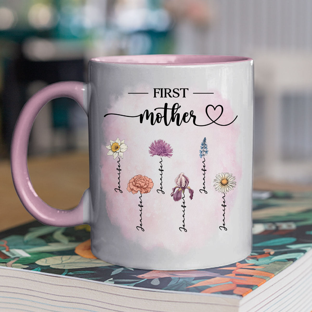 Love Mommy - Personalized Custom Accent Mug