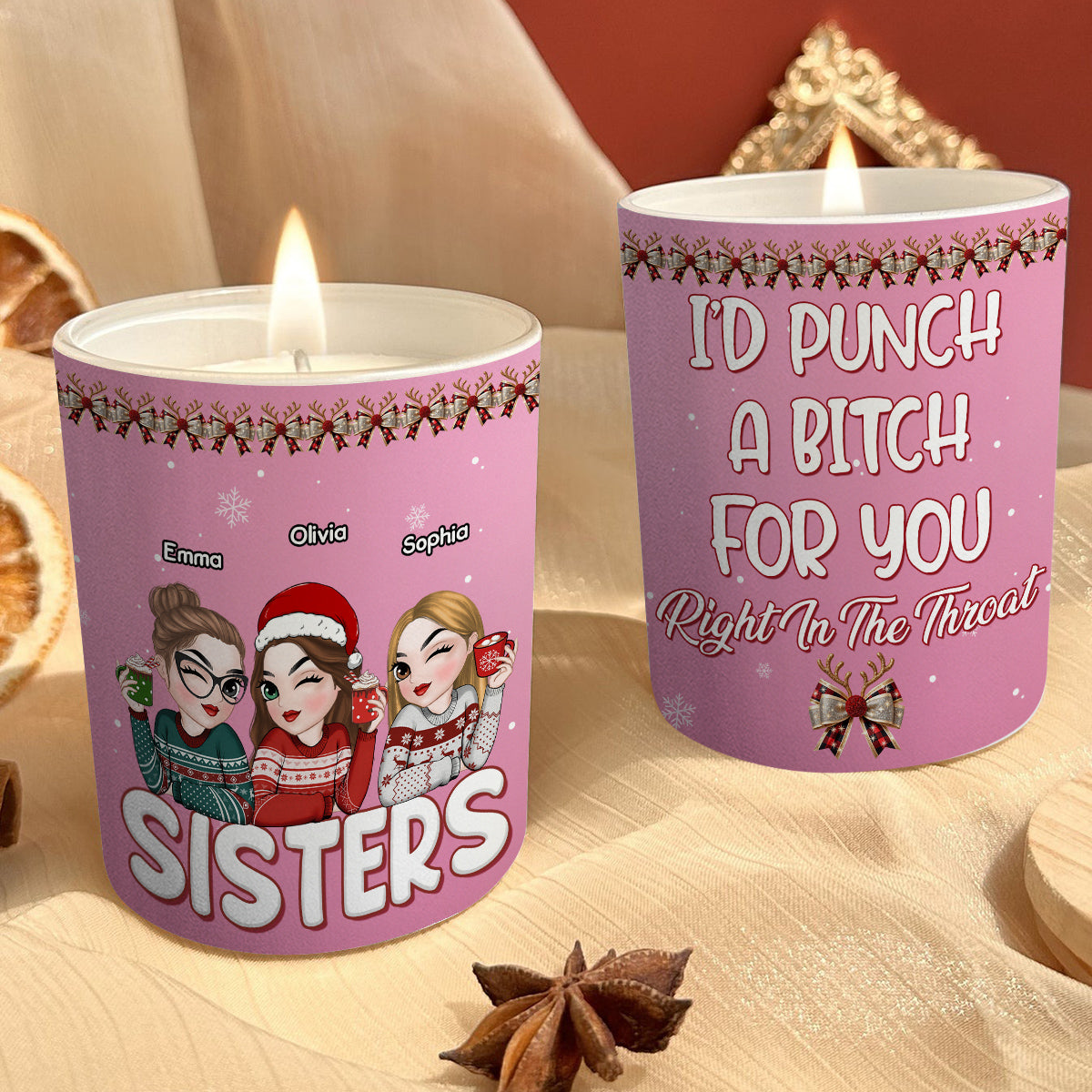 Punch Bitch 2024 - Personalized Custom Candle