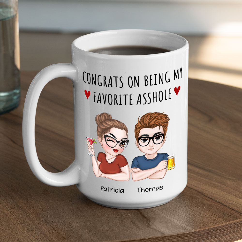 Lucky Man - Personalized Custom Coffee Mug