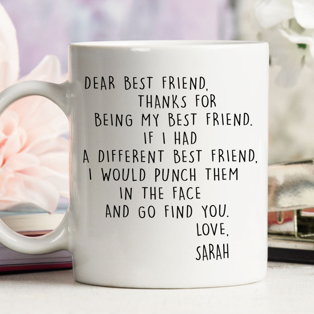 If I Had A Different Bestie - Personalized Custom Coffee Mug