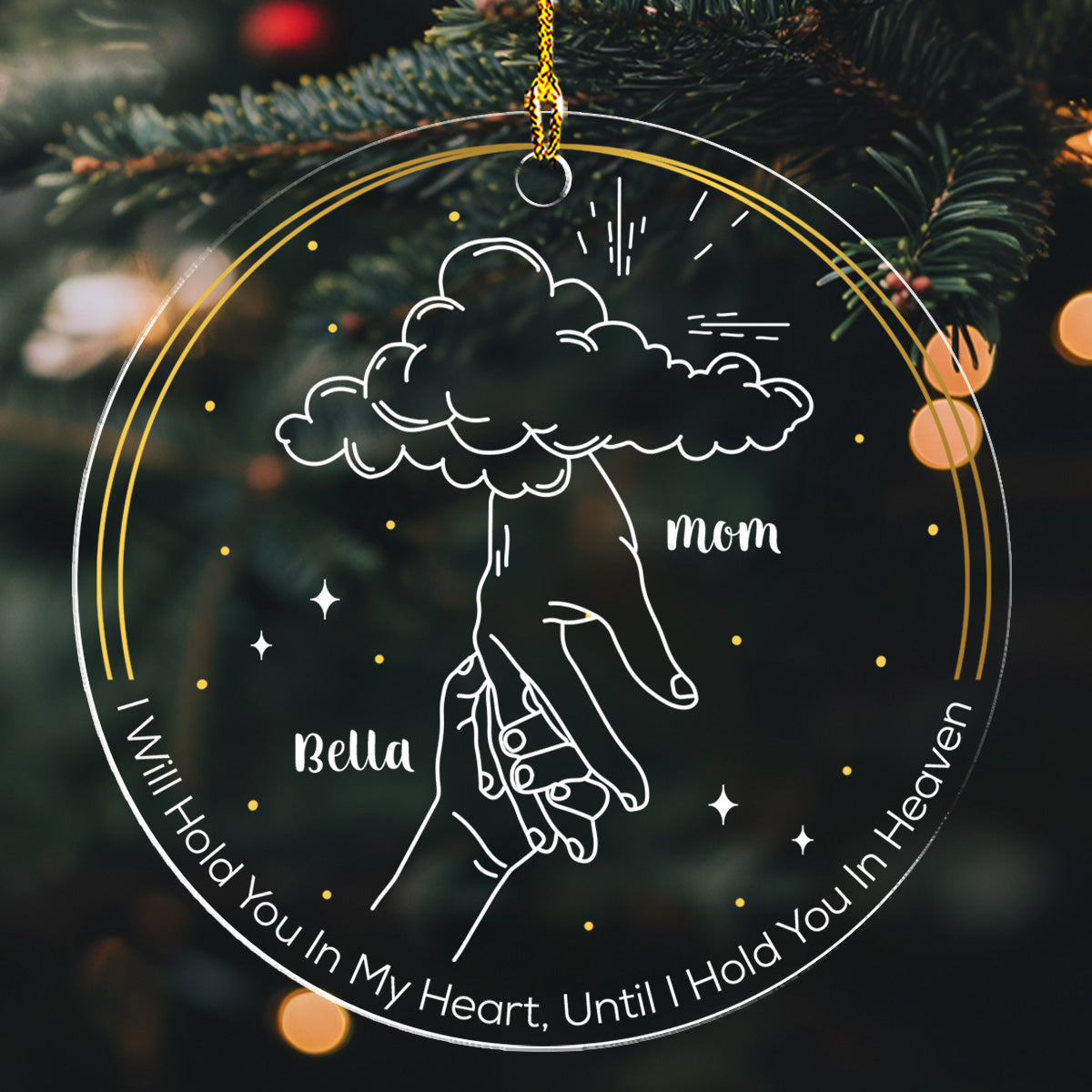 You Hold My Heart Forever - Personalized Custom Acrylic Ornament