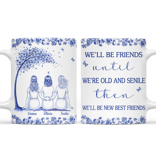 Friendship For A Lifetime - Personalized Custom Coffee Mug