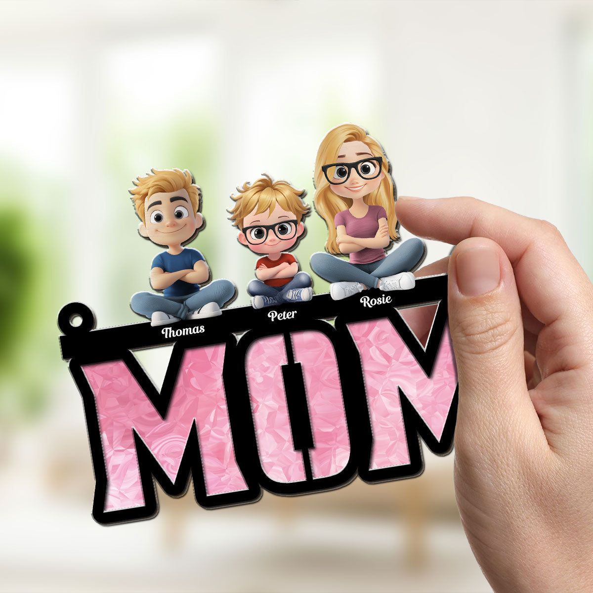 Mother Is Our Sunshine - Personalized Custom Suncatcher