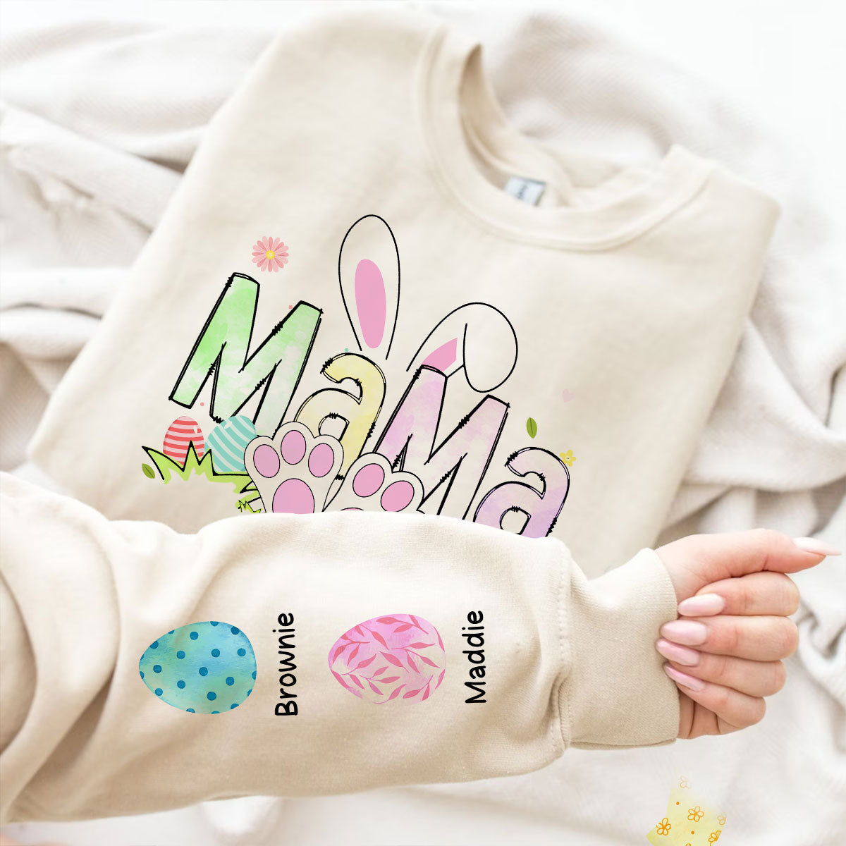 Easter Rabbit - Personalized Custom Sweatshirt