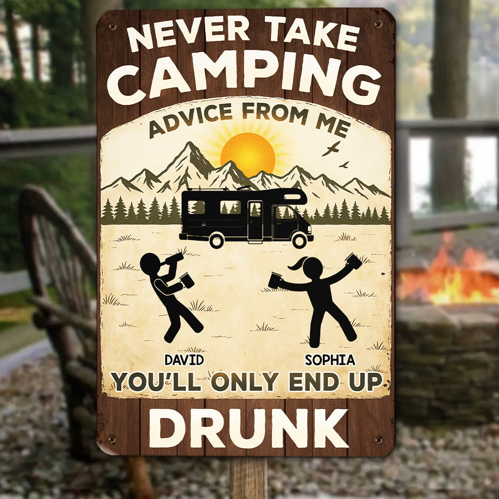Advice Given Sobriety Not Guaranteed - Personalized Custom Metal Signs