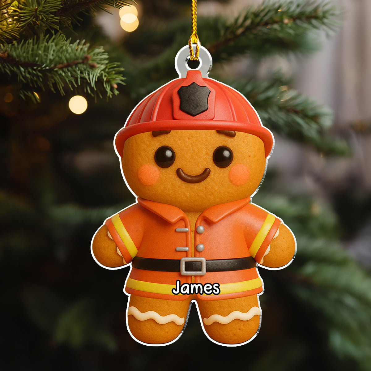 Job Gingerbread - Personalized Custom Acrylic Ornament
