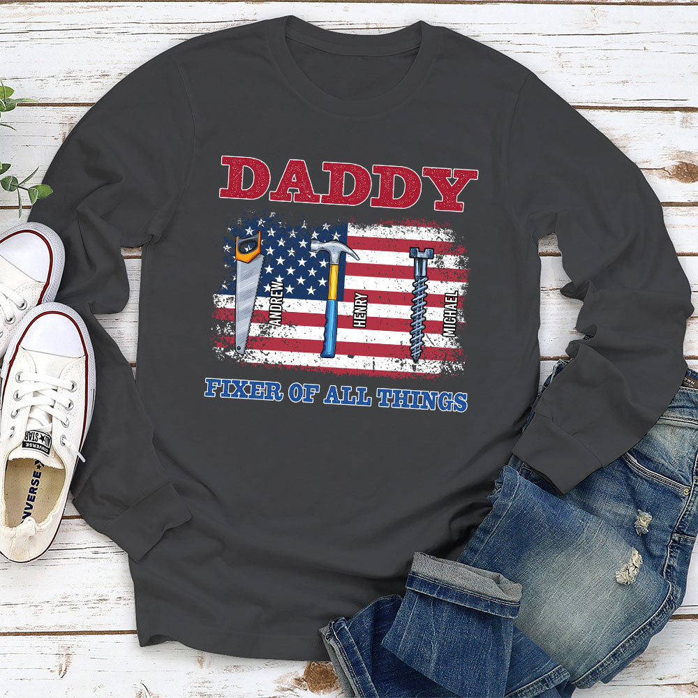 Handy Dad Hero At Home - Personalized Custom Shirt
