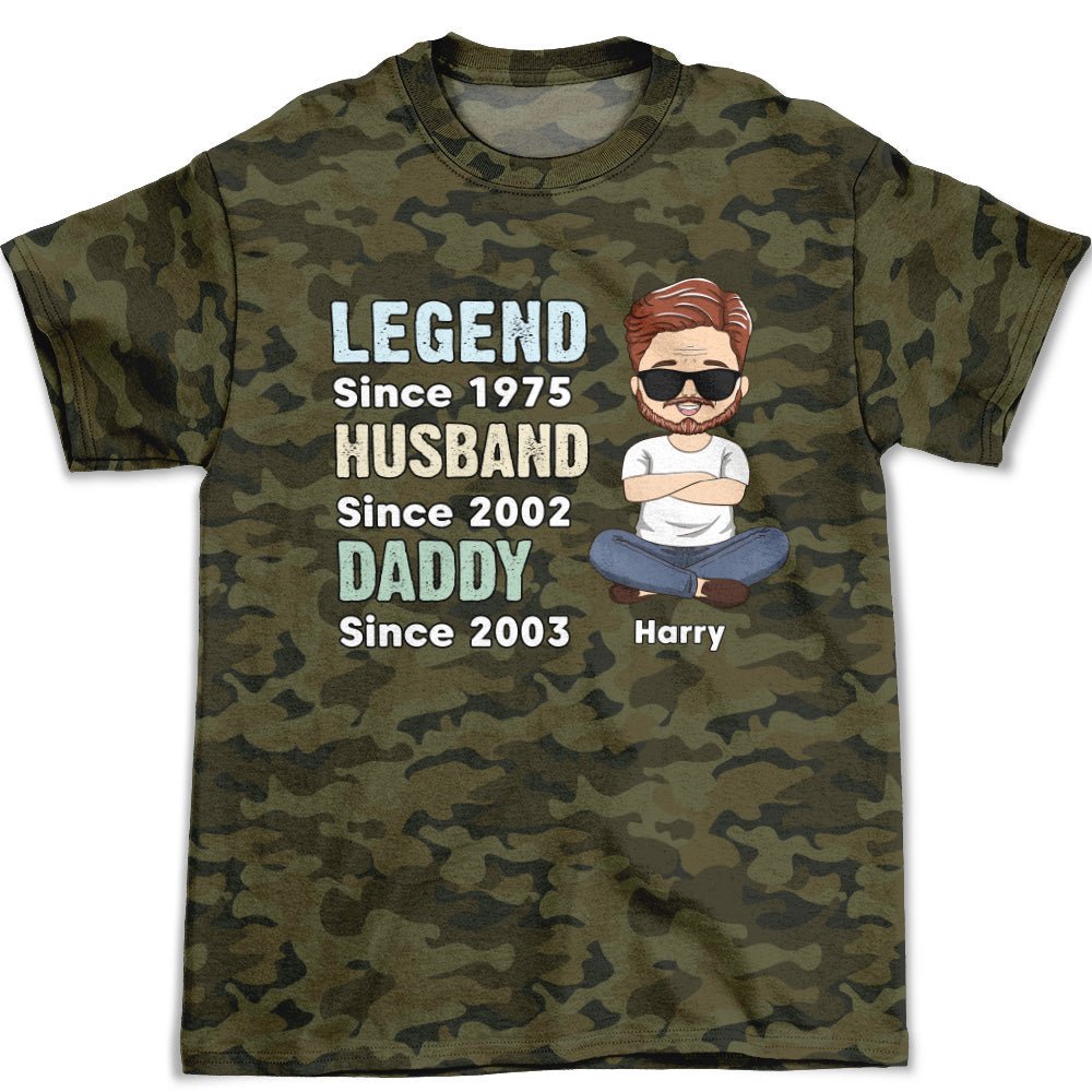 Legend Daddy - Personalized Custom All-over-print T-shirt