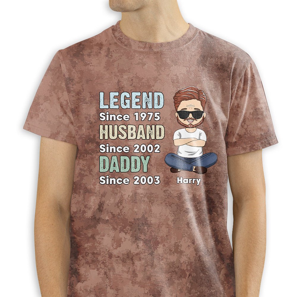 Legend Daddy - Personalized Custom All-over-print T-shirt