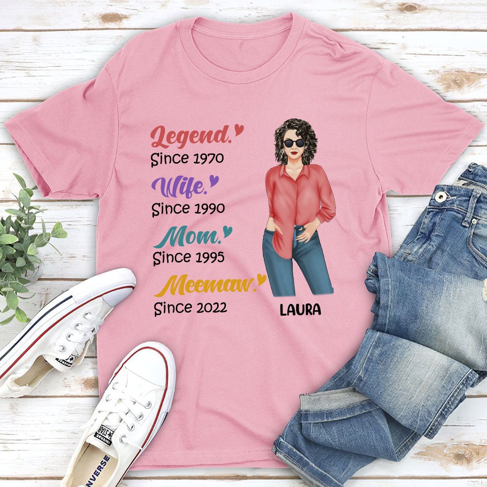Legend Grandma - Personalized Custom Unisex T-shirt