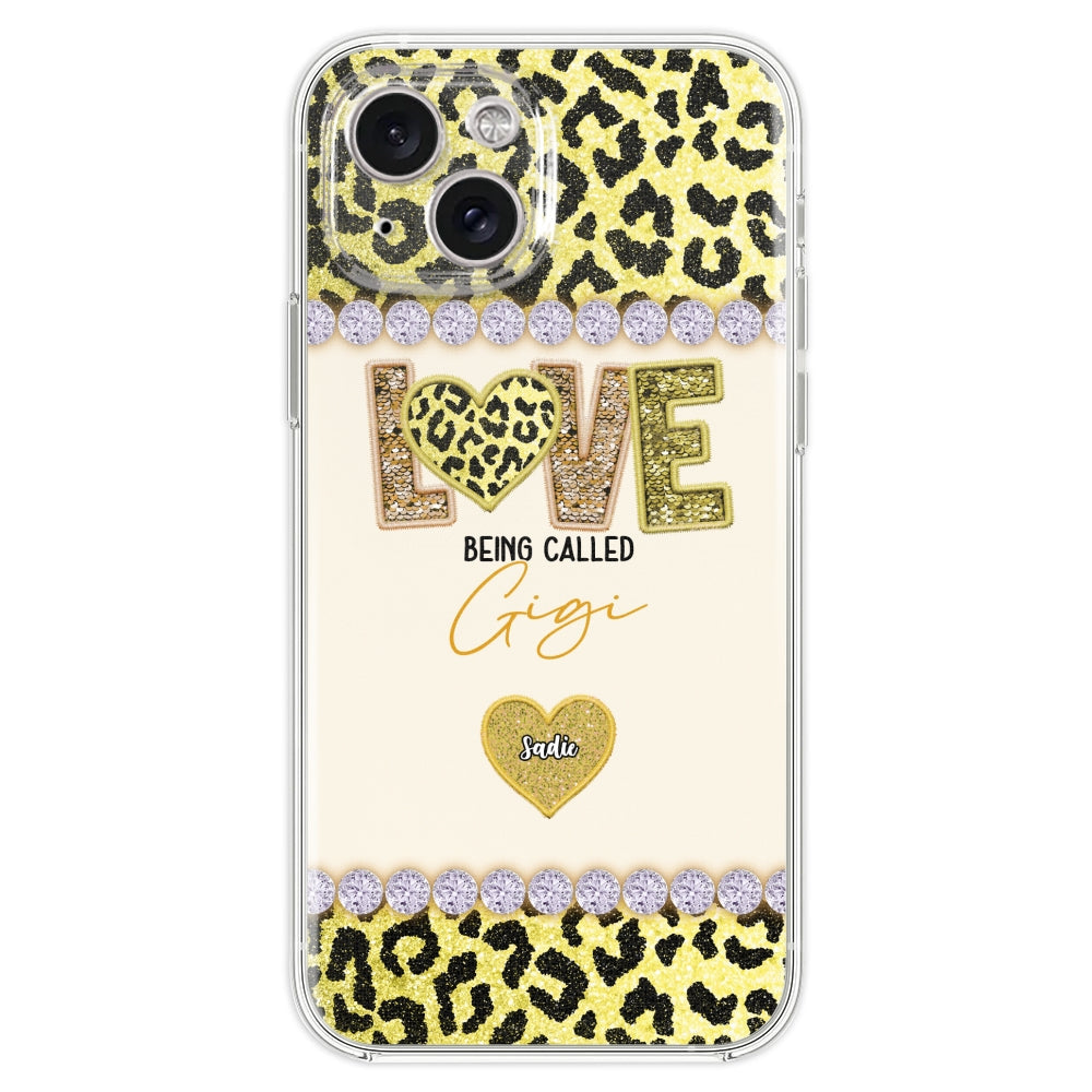 Love Being Called Grandma Version 2 -  Personalized Custom Phone Case