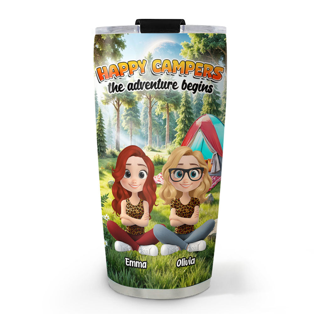 Happy Campers - Personalized Custom Tumbler